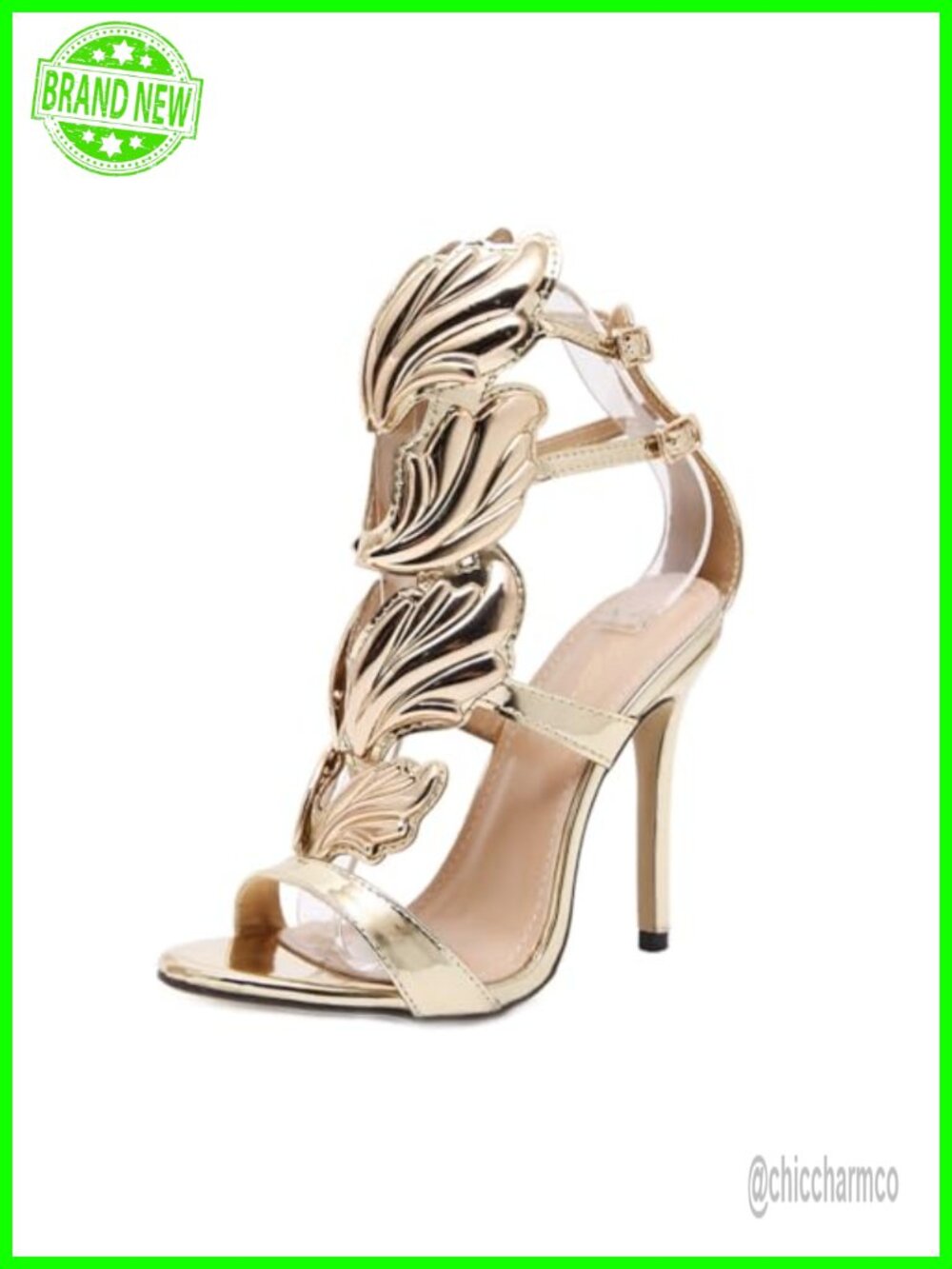 Leather Stilettos High Heel Sandals Gladiator Open Toe Ankle Strap Wedding
